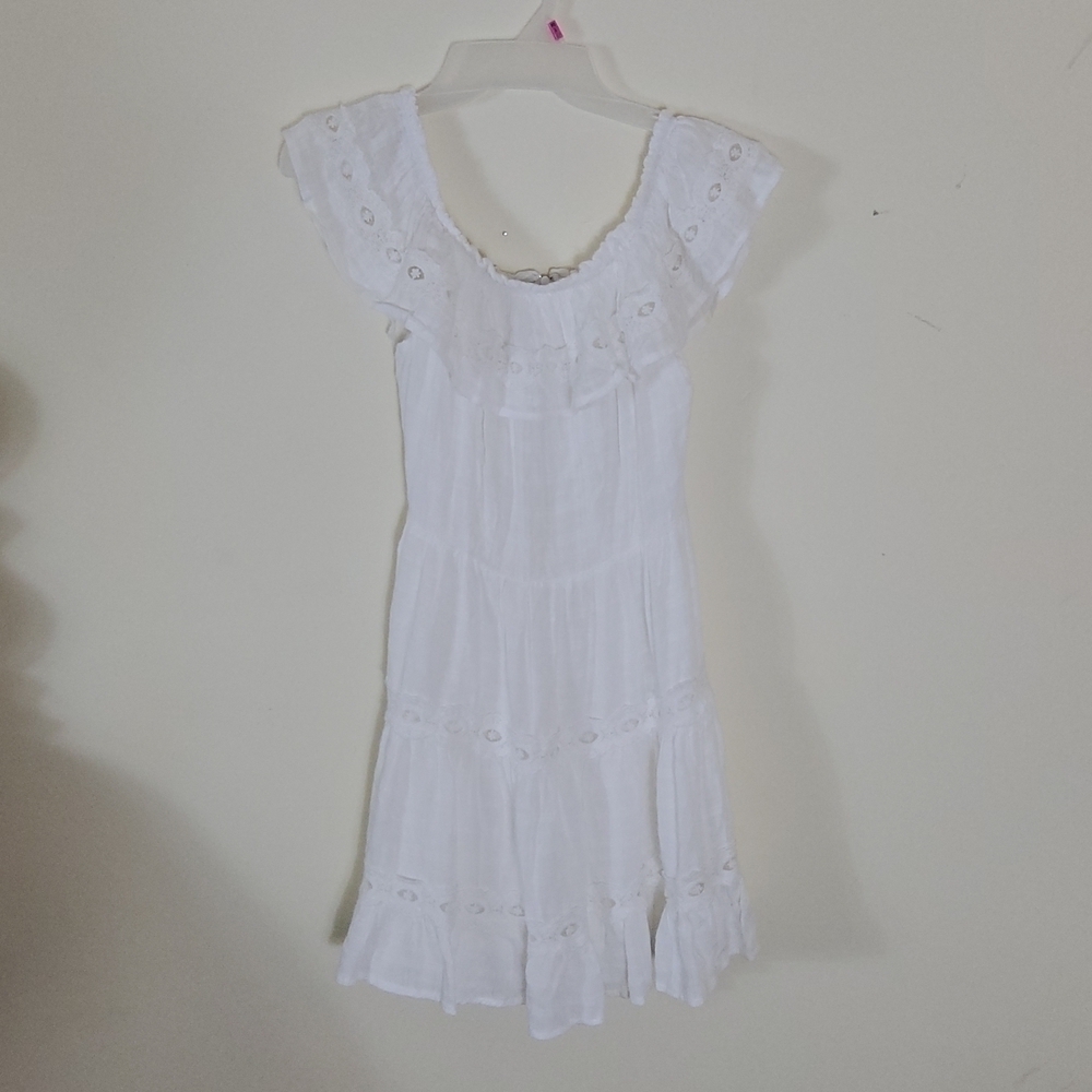XHILARATION WOMEN'S WHITE DRESS